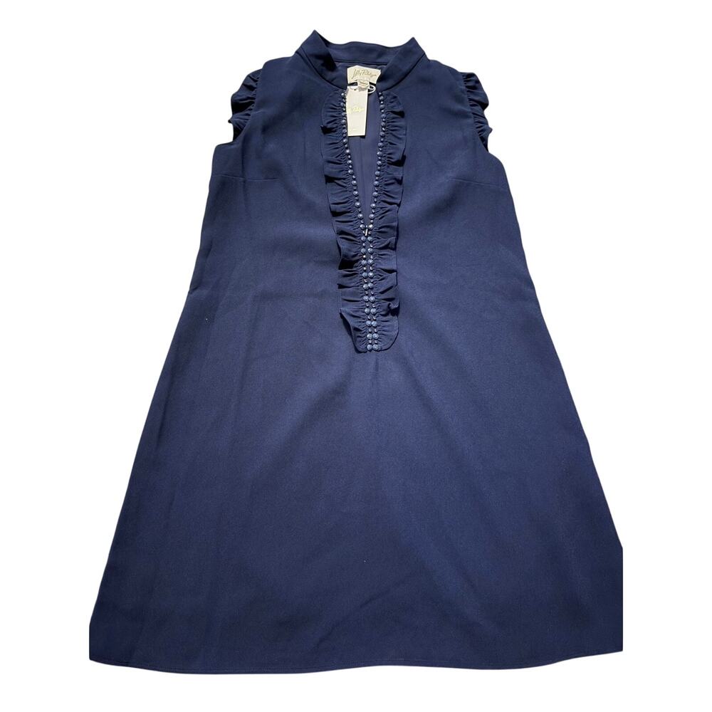 Lilly pulitzer adalee shift dress true navy size 4 NEW